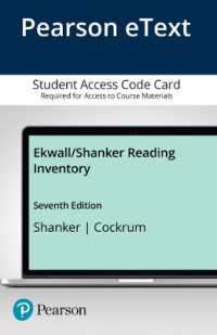 Ekwall/ Shanker Reading Inventory PearsoneTtext Access Card （7 PSC STU）