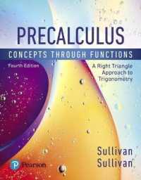 Precalculus : Concepts through Functions， a Right Triangle Approach to Trigonometry Plus Mylab Math with Etext -- 24-Month Access Card Package (Corequisite Course Solutions for Math & Statistics)