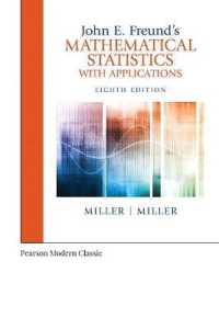 John E. Freund's Mathematical Statistics with Applications (Classic Version) (Pearson Modern Classics for Advanced Statistics) （8TH）