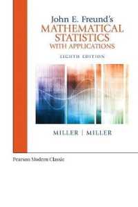 John E. Freund's Mathematical Statistics with Applications (Classic Version) (Pearson Modern Classics for Advanced Statistics) （8TH）
