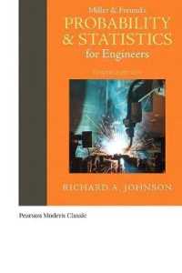 Miller & Freund's Probability and Statistics for Engineers (Classic Version) (Pearson Modern Classics for Advanced Statistics) （9TH）