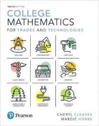 College Mathematics for Trades and Technologies Plus Mylab Math -- 24 Month Title-Specific Access Card Package （10TH）