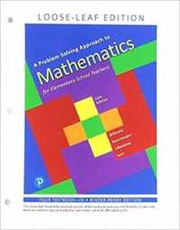 A Problem Solving Approach to Mathematics for Elementary School Teachers （13TH Looseleaf）