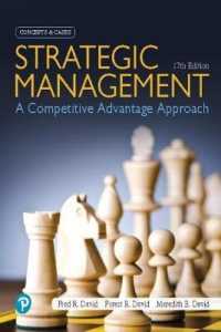 Mylab Management with Pearson Etext -- Access Card -- for Strategic Management : A Competitive Advantage Approach， Concepts and Cases