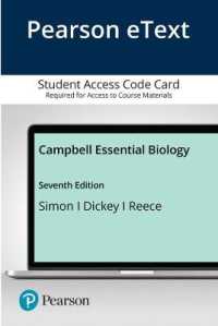 Pearson Etext Campbell Essential Biology Access Card （7 PSC）