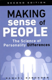 Making Sense of People : The Science of Personality Differences （2 Reprint）