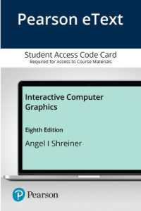 Pearson eText Interactive Computer Graphics Access Card （8 PSC STG）
