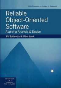 Reliable Object-Oriented Software : Applying Analysis and Design (Sigs: Advances in Object Technology)