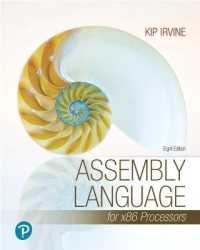 Pearson Etext Assembly Language for X86 Processors -- Access Card （8TH）