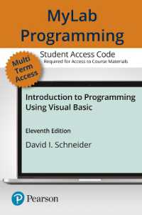 Introduction to Programming Using Visual Basic - Mylab Programming with Pearson Etext Access Card （11 PSC）