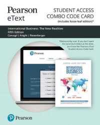 International Business Pearson Etext Combo Access Card : The New Realities （5 PSC）