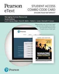 Managing Human Resources Pearson Etext Combo Access Card （9 PSC）