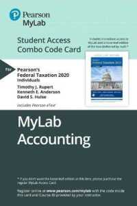 Mylab Accounting with Pearson Etext -- Combo Access Card -- for Pearson's Federal Taxation 2020 Individuals （33TH）