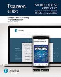 Pearson Etext for Fundamentals of Investing Access Card （14 PSC）