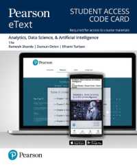 Analytics, Data Science, & Artificial Intelligence Pearson Etext Access Card : Systems for Decision Support （11 PSC）