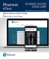 Pearson Etext Modern Systems Analysis and Design Access Card （9 PSC）