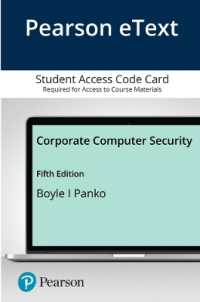Pearson Etext for Corporate Computer Security - Access Card （5 PSC）