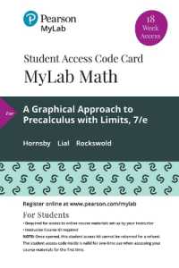 Mylab Math with Pearson Etext -- 18 Week Standalone Access Card -- for a Graphical Approach to Precalculus with Limits （7 PSC）