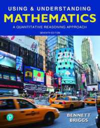 Mylab Math with Pearson Etext -- 18 Week Standalone Access Card -- for Using & Understanding Mathematics : A Quantitative Reasoning Approach （7 PSC）