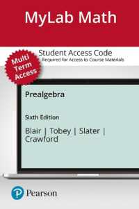 Mylab Math with Pearson Etext -- 24 Month Standalone Access Card -- for Prealgebra （6 PSC）