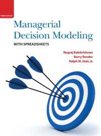 Managerial Decision Modeling with Spreadsheets （3RD）