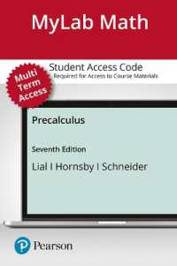 Precalculus Mylab Math, 24 Months Standalone Access Card （7 PSC）