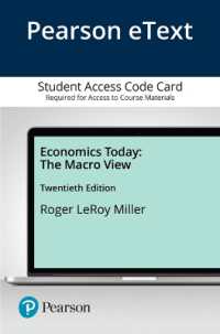 Economics Today Pearson Etext Access Card : The Macro View （20 PSC）