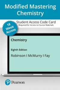 Chemistry Modified Mastering Chemistry with Pearson Etext, 18 Weeks Access Card （8 PSC）