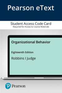 Organizational Behavior Pearson Etext Access Card （18 PSC）