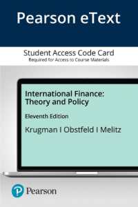 International Finance Pearson Etext Access Card : Theory and Policy （11 PSC）