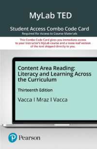 Content Area Reading Mylab Education with Pearson Etext Combo Access Card : Literacy and Learning Across the Curriculum