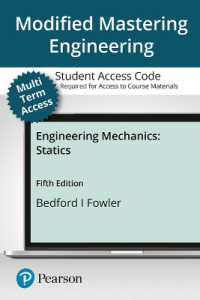 Engineering Mechanics Modified Mastering Engineering with Pearson Etext Access Card : Statics （5 PSC）