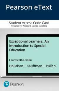 Pearson Etext Exceptional Learners : An Introduction to Special Education - Access Card （14 PSC）