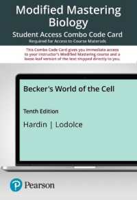 Modified Mastering Biology with Pearson Etext : Combo Access Card - for Becker's World of the Cell- 24 Months （10 PSC）