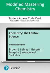 Modified Mastering Chemistry with Pearson Etext -- Combo Access Card -- for Chemistry : The Central Science
