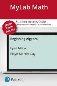 Mylab Math with Pearson Etext -- 24-month Access Card -- for Beginning Algebra （8 PSC）
