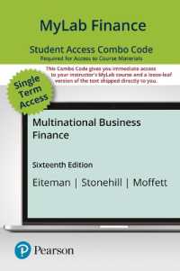 Mylab Finance with Pearson Etext Combo Access Card for Multinational Business Finance