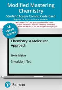 Modified Mastering Chemistry with Pearson Etext -- Combo Access Card -- for Chemistry : A Molecular Approach