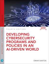 Developing Cybersecurity Programs and Policies in an AI-Driven World (Pearson It Cybersecurity Curriculum (Itcc)) （4TH）