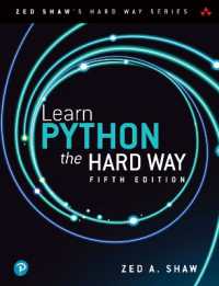 Learn Python the Hard Way (Zed Shaw's Hard Way Series) （5TH）