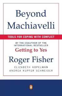 Beyond Machiavelli: Tools for Coping with Conflict