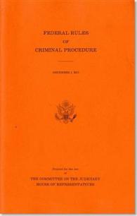 Federal Rules of Criminal Procedures : 1-Dec-13