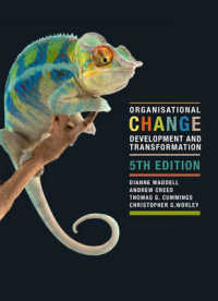 Organisational Change : Development and Transformation Asia Pacific Edition （5TH）