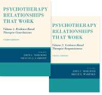 Psychotherapy Relationships that Work, 2 vol set （3RD）