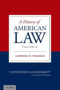 アメリカ法の歴史（第４版）<br>A History of American Law （4TH）