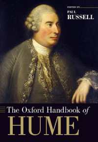 オックスフォード版　ヒューム・ハンドブック<br>The Oxford Handbook of Hume (Oxford Handbooks)