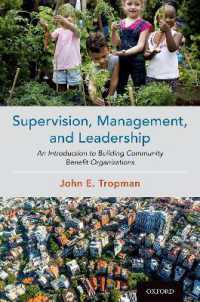 Supervision, Management, and Leadership : An Introduction to Building Community Benefit Organizations