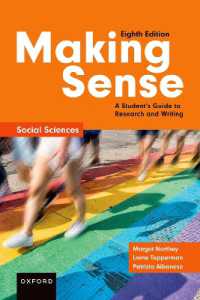 Making Sense in the Social Sciences : A Student's Guide to Research and Writing -- Paperback / softback （8 Revised）