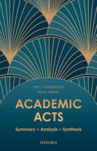 Academic Acts : Summary, Analysis, Synthesis