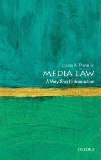 VSIメディア法<br>Media Law: a Very Short Introduction (Very Short Introductions)